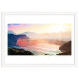 Sunrise Grandeur, Scenic Nature Landscape, Ocean Beach Travel Photography, Sea Waves Mindfulness thumbnail