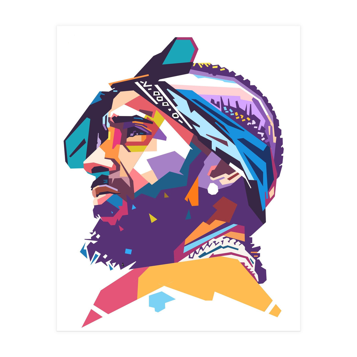 Nipsey Hussle pop art portrait (Print Only)