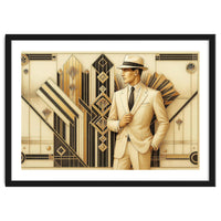 Gatsby Gentleman Art Deco Scene