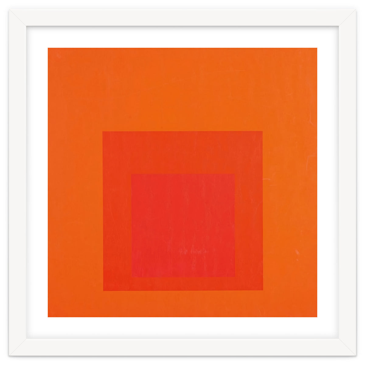 JOSEF ALBERS - HOMAGE TO THE SQUARE RED