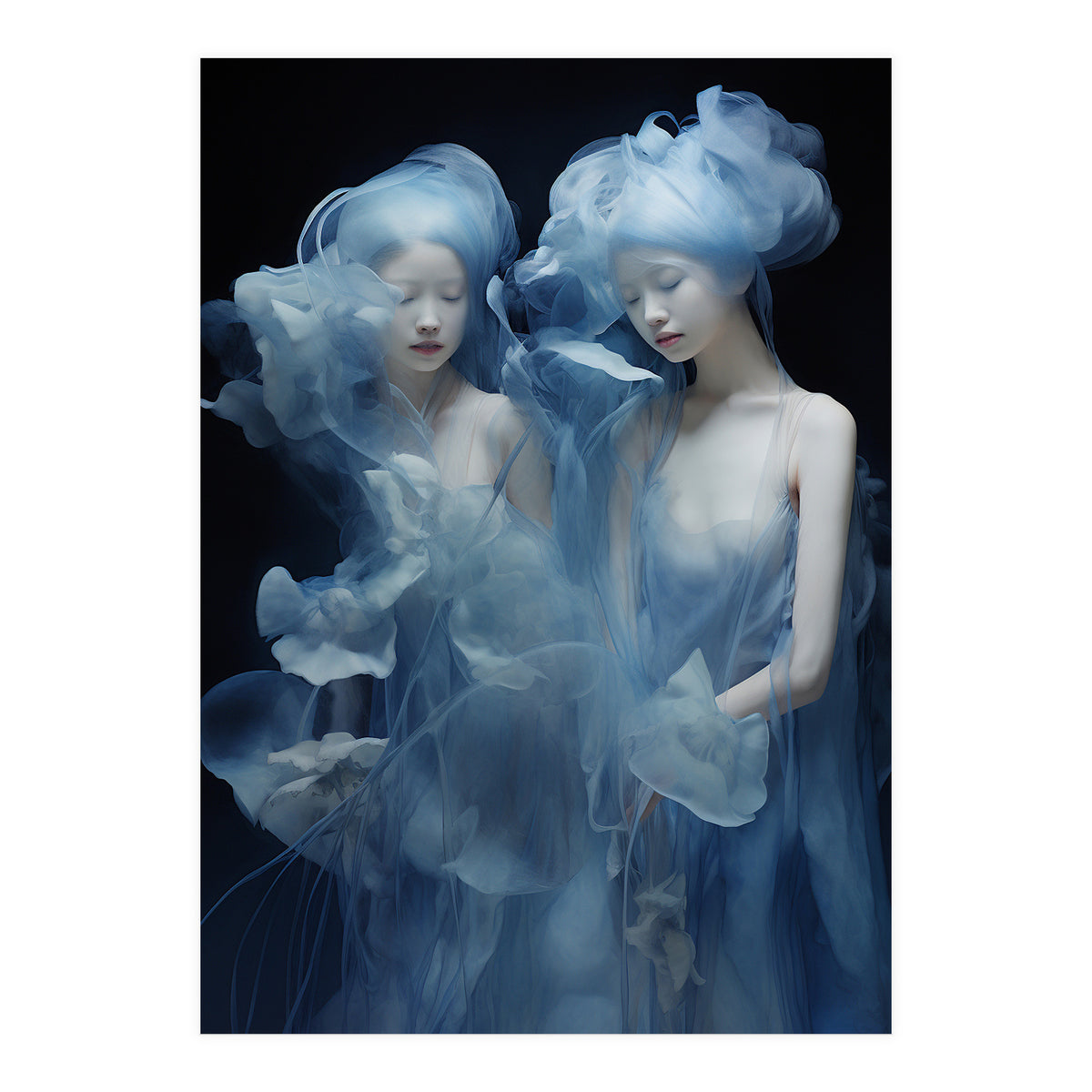 Adam247 Three Woman In Blue Costumes With Flowers In Their Hair Ea62bba6 9bb2 4b2c B3b6 4cd1319f5670 Copy (Print Only)