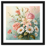 Elegant Pastel Floral Bouquet Illustration thumbnail