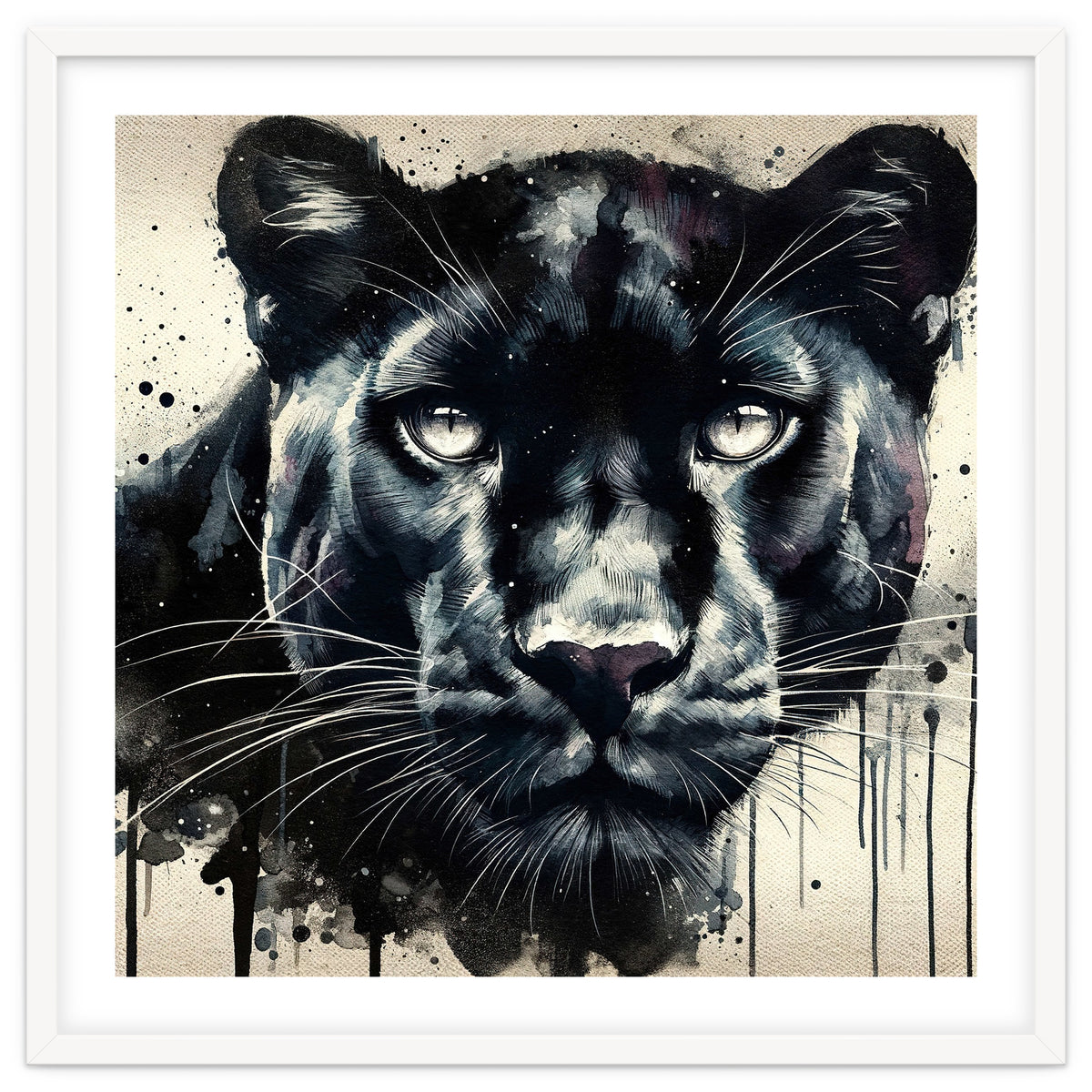 Watercolor Panther