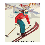 Aspen Ski Girl (Print Only) thumbnail