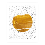 Stay Gold | Abstract Geometric Painting | Polka Dots Quirky Eclectic | Modern Boho Luxe (Print Only) thumbnail