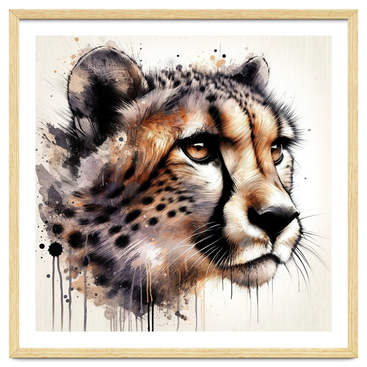 Watercolor Cheetah