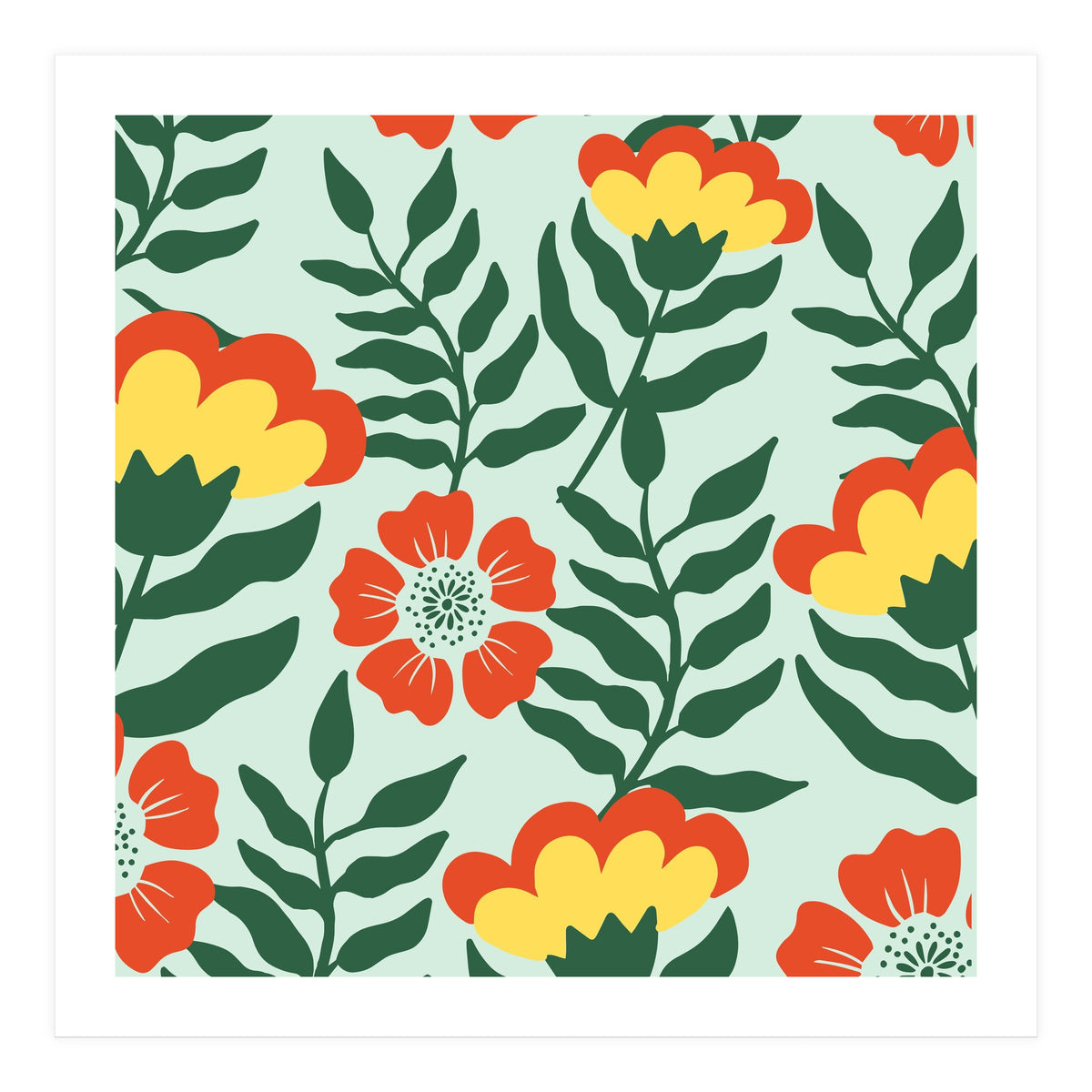 Every flower blooms in it's own time 🌸 (Print Only)