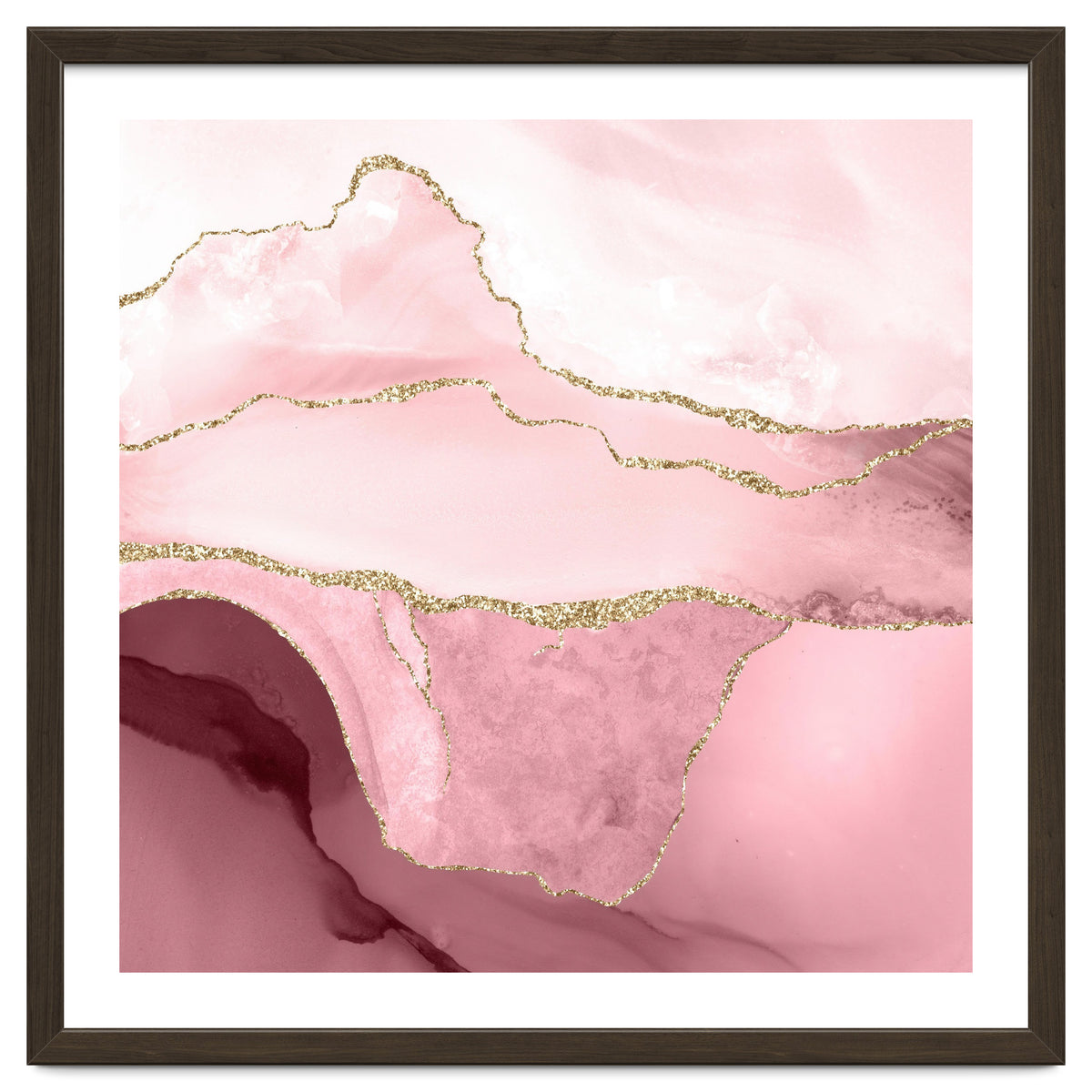 Blush & Gold Agate Texture 05