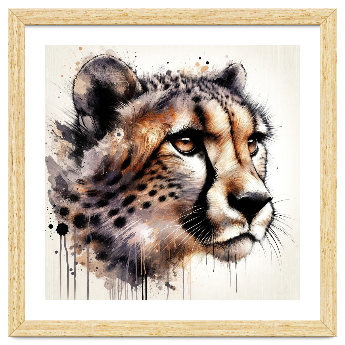 Watercolor Cheetah