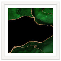 Green & Gold Agate Texture 04