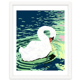 Self Reliance, Swan Birds Painting, Self Esteem Self Love Positivity, Proud Freedom Independence Wildlife Animals thumbnail