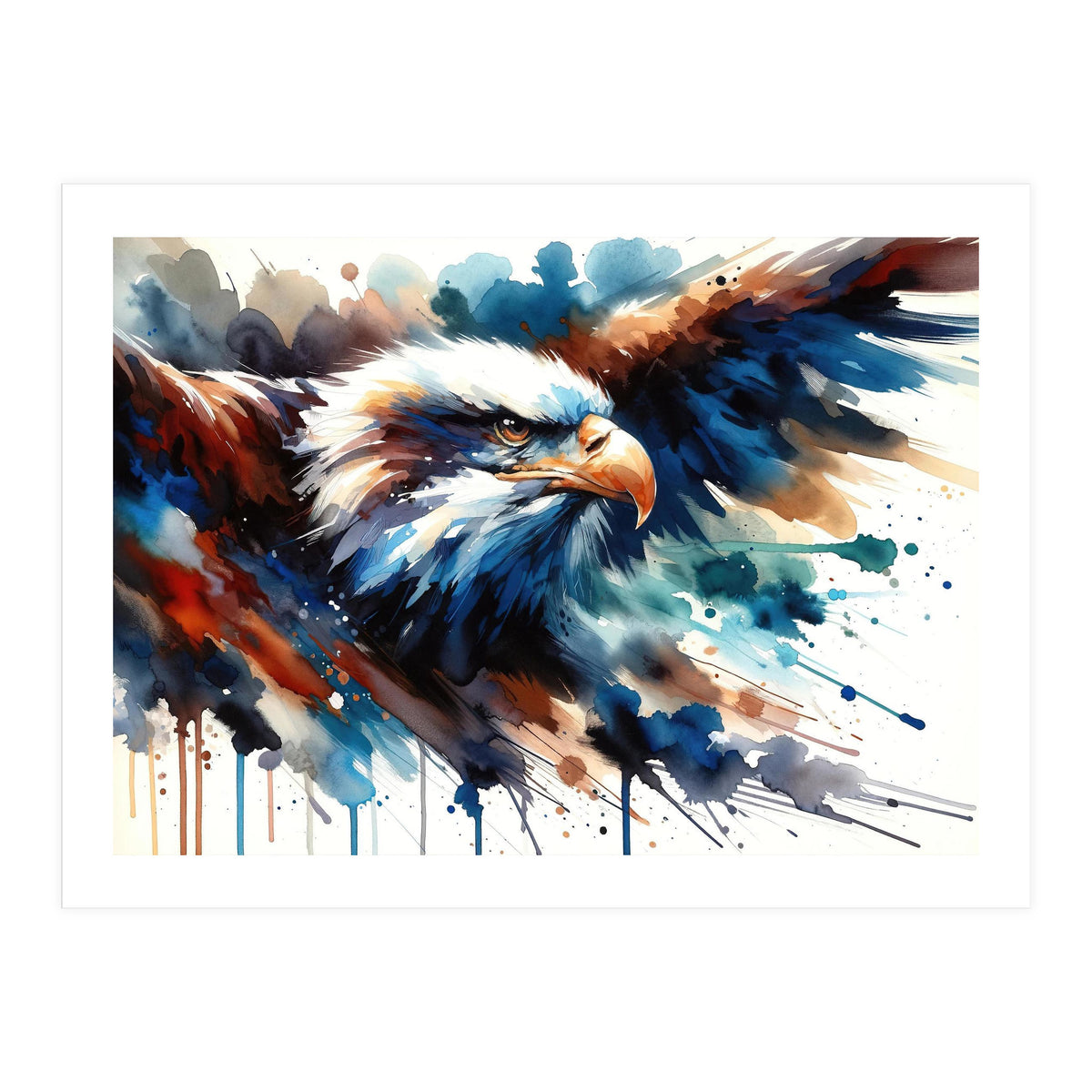 Soaring Majesty Of The Eagle (Print Only)