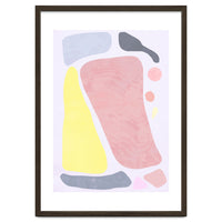 Organic Rustic Abstract Shapes Pastel II