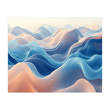 Ethereal Fluid Waves Abstract Art (Print Only) thumbnail