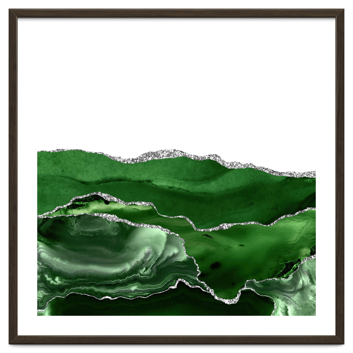 Green & Silver Agate Texture 07