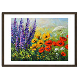 Radiant Summer Wildflower Meadow Oil Painting thumbnail