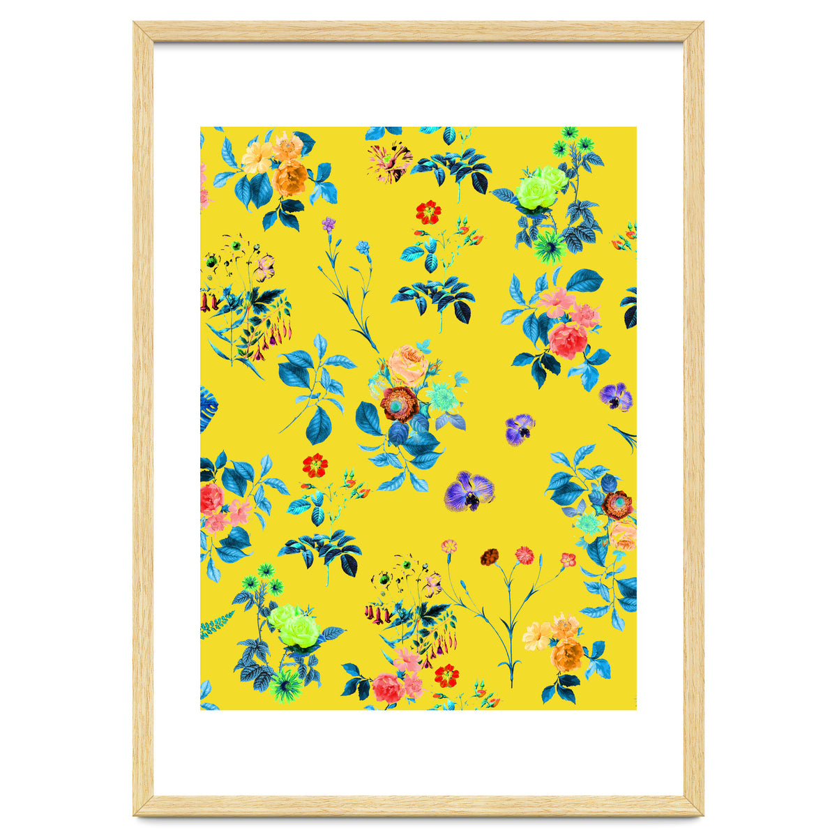 Floral Shower || #society6 #decor #buyart