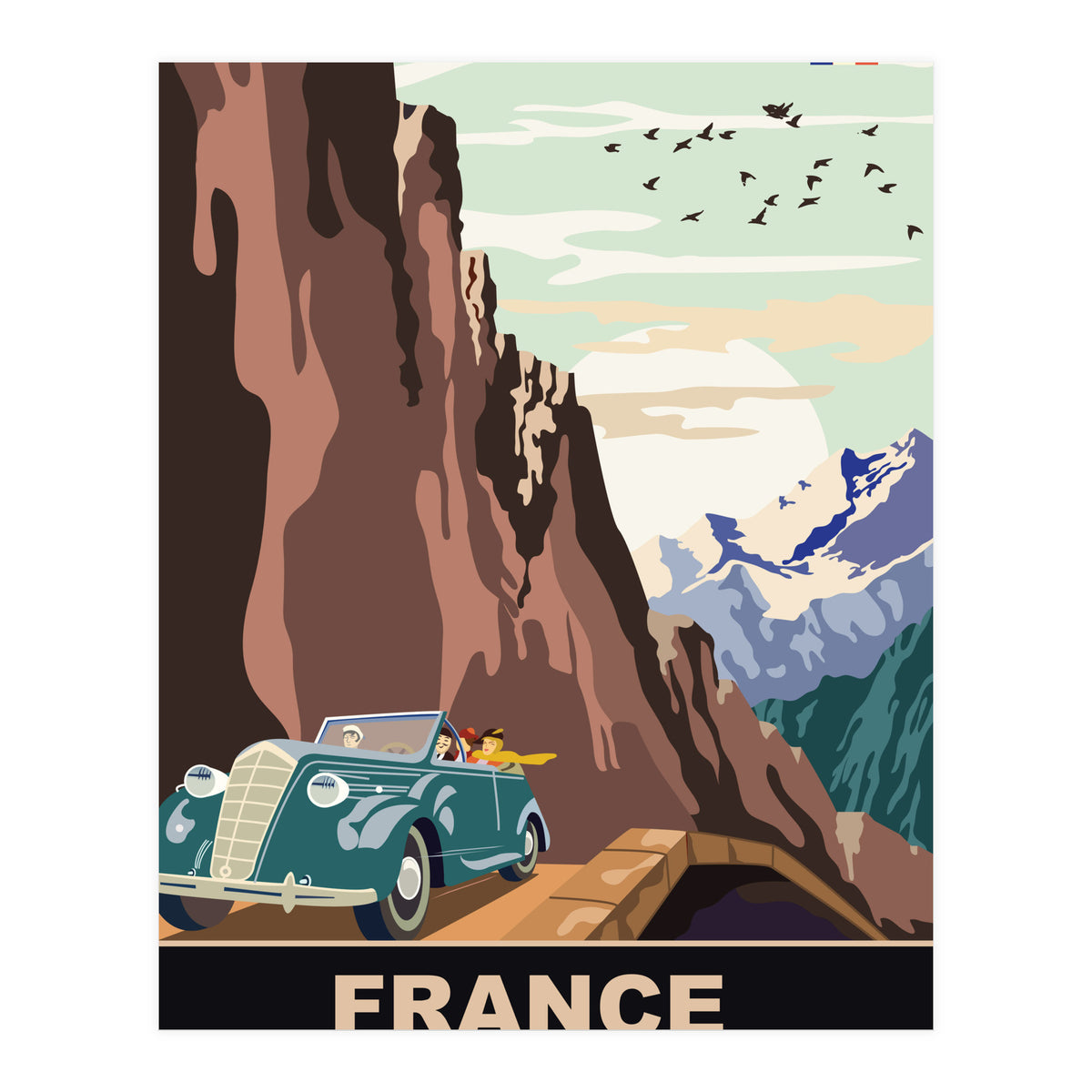 France By Car (Print Only)