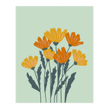 Orange and Yellow Flowers (Print Only) thumbnail