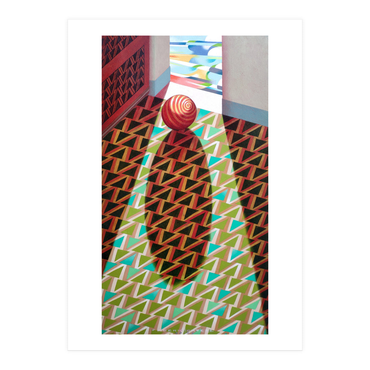 The entrance of the church (Print Only)