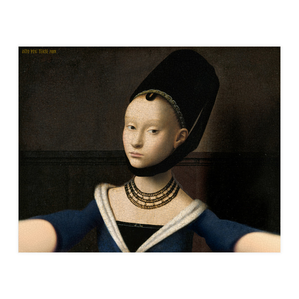 Petrus Christus  - Young Woman - Selfie (Print Only)