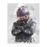 Lewis Hamilton F1 (Print Only) thumbnail