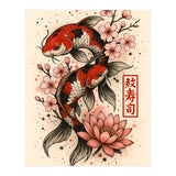 Koi fish Japanese (Print Only) thumbnail