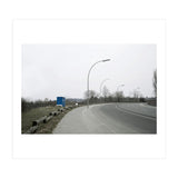 Street light on the curving road (Print Only) thumbnail