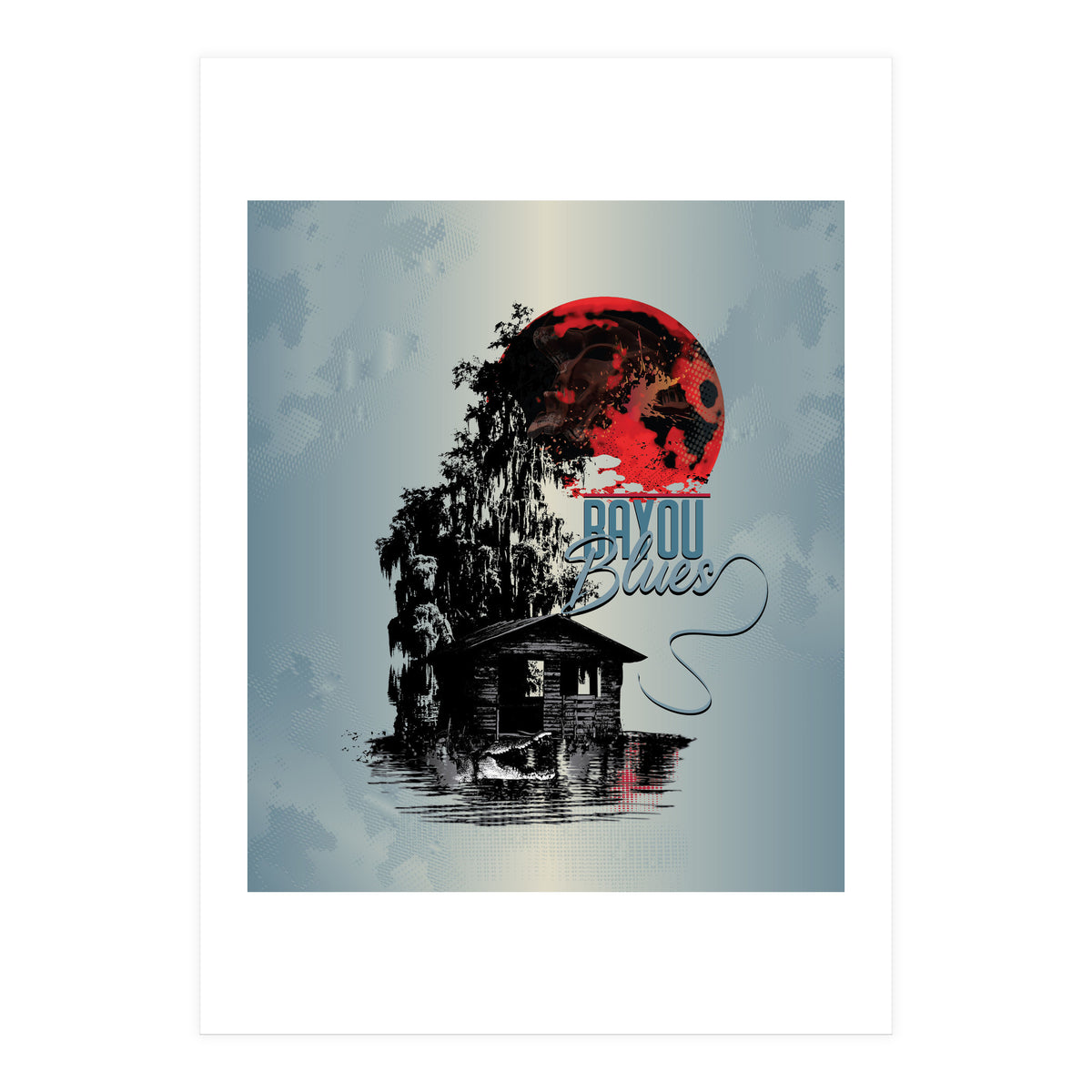 Bayou Blues Swamp (Print Only)