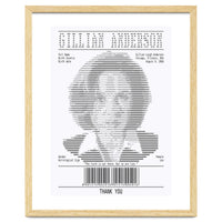 Receipt Art Gillian Anderson