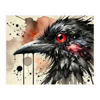 Dramatic Raven Portrait (Print Only)