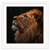 Majestic Lion Portrait Profile Majestic Beast thumbnail