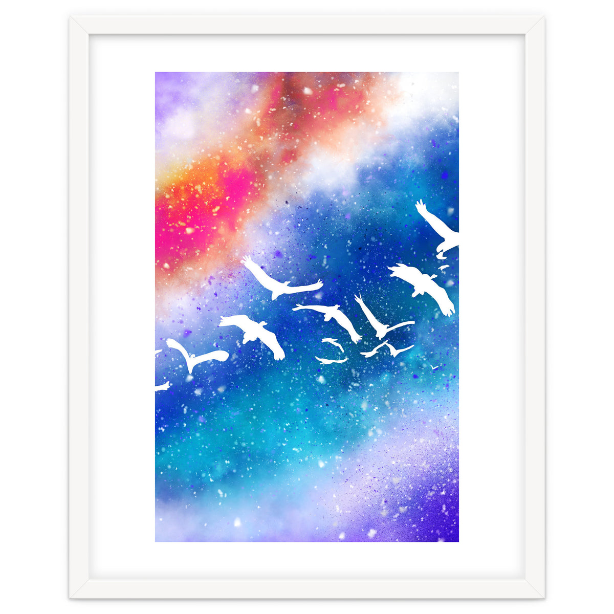 Spread Your Wings, Birds Freedom Fly Painting