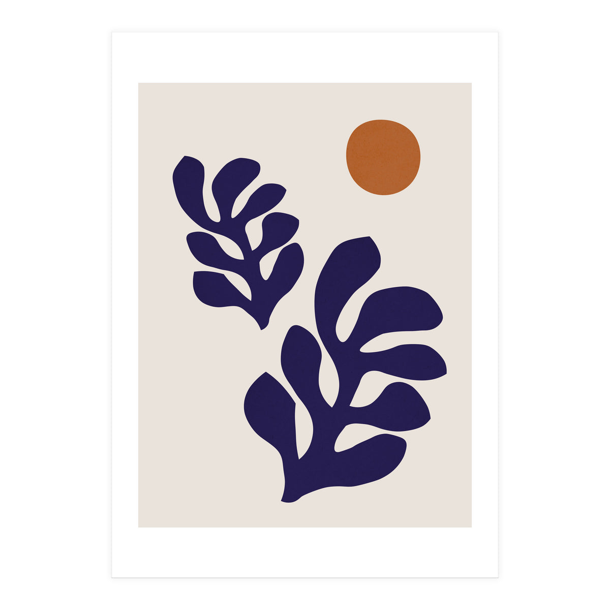 Floral matisse 4 (Print Only)