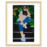 A Girl Sitting On A Step thumbnail