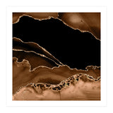 Brown & Gold Agate Texture 14 (Print Only) thumbnail