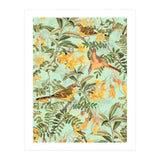Yellow Birds in Tropical Jungle Paradise (Print Only) thumbnail