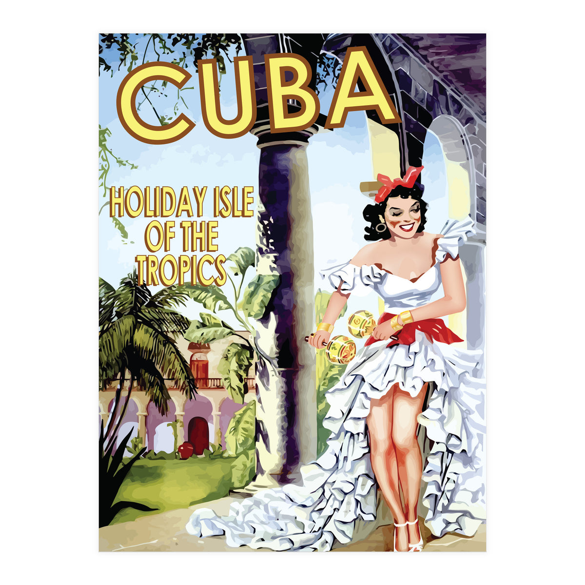 Cuba Holiday Island (Print Only)
