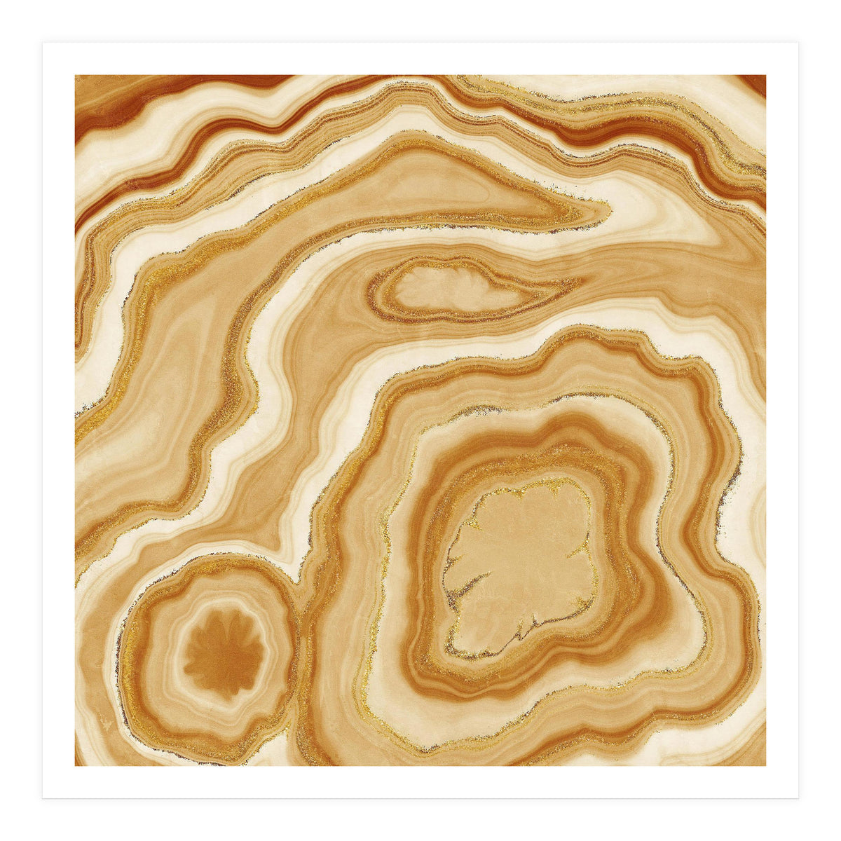Golden Agate Texture 05 (Print Only)
