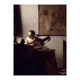 'The Lute Player', 1663-1664, Oil on canvas, 51,4 x 45,7 cm. (Print Only) thumbnail