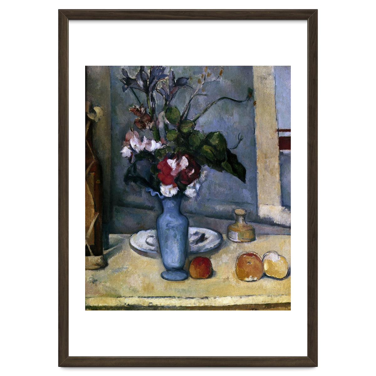 The Blue Vase - 1885/87 - 62x51 cm - oil on canvas - French Post-Impressionism.