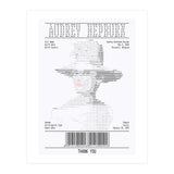 Receipt Art Audrey Hepburn (Print Only) thumbnail