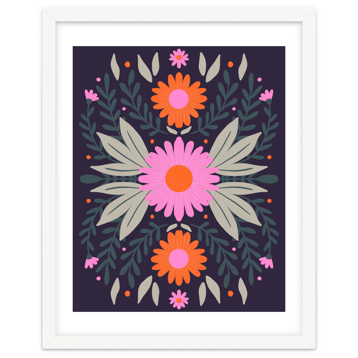 Pink And Orange Flowers