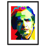 Marlon Brando Pop Art WPAP thumbnail