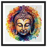 Rainbow Mandala Buddha Portrait thumbnail