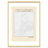 Portrait of Count Honoré de La Riboisière – Antoine-Jean Gros (ascii art) thumbnail