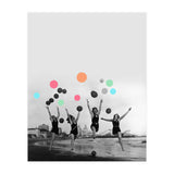 Vintage Women Black & White Photography Balloons Freedom Feminism Women's Rights Individuality (Print Only) thumbnail