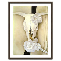 Georgia O’Keeffe – Cow’s Skull with Calico Roses (1931) | Iconic Southwestern Still Life with Desert Symbolism
