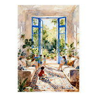 Matisse Inspired Family Room (Print Only)