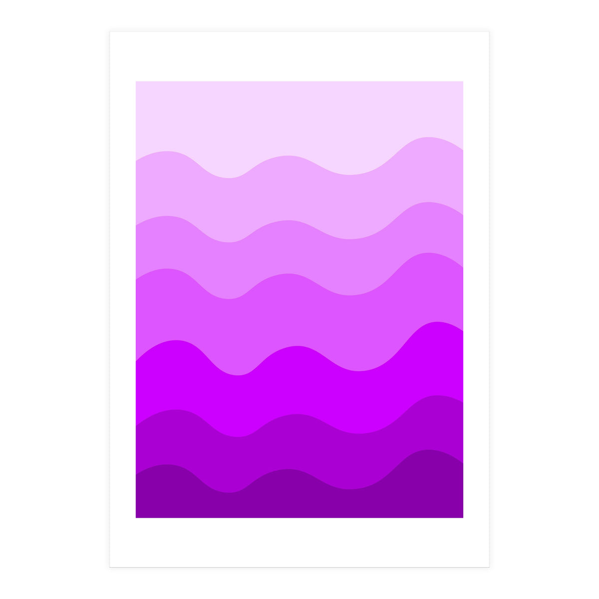 Purple gradient design (Print Only)